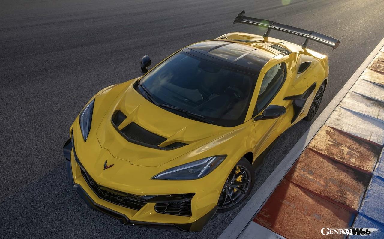 新型「シボレー コルベット ZR1」のエクステリア。