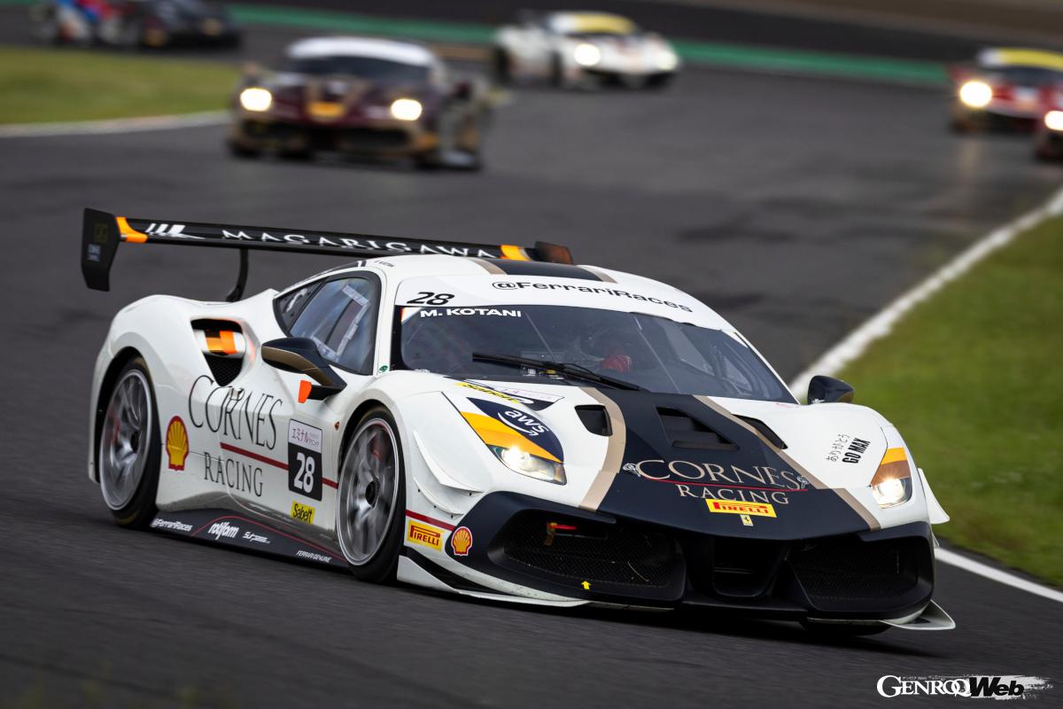 フェラーリ・チャレンジ・ジャパンのラウンド4レース2「雨上がり