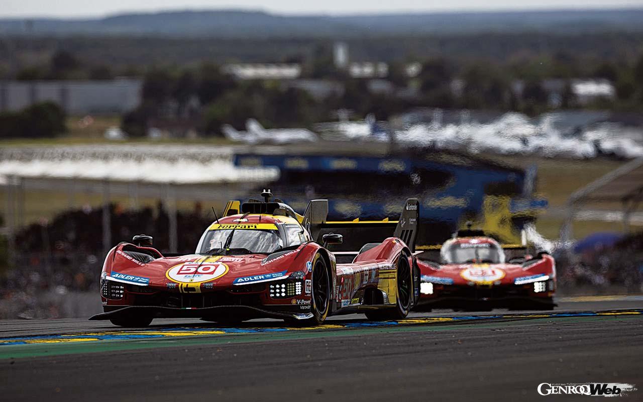 今回50号車が1位、51号車が3位で表彰台に上がったフェラーリ499P。昨年に続く連覇だ。