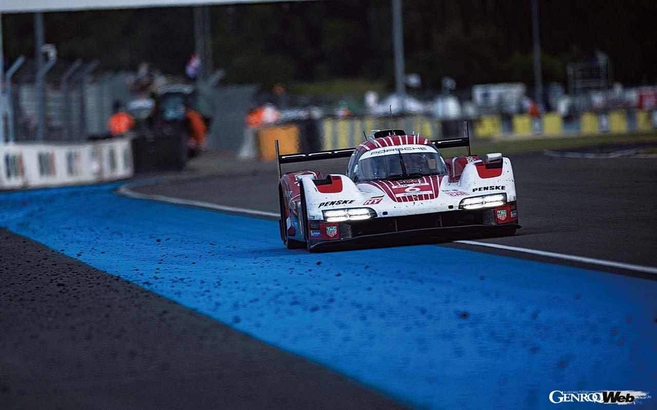 予選でポールポジションを獲得したポルシェ963の6号車。終盤まで優勝争いに絡んだが、一歩及ばなかった。