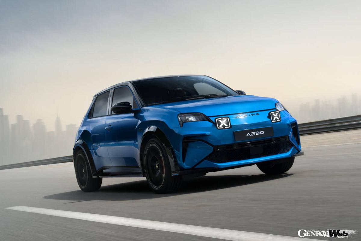 A290はアルピーヌが3年前に予告した3モデルの「ドリームガレージ」コンセプトうち第1弾となるBEVホットハッチだ。