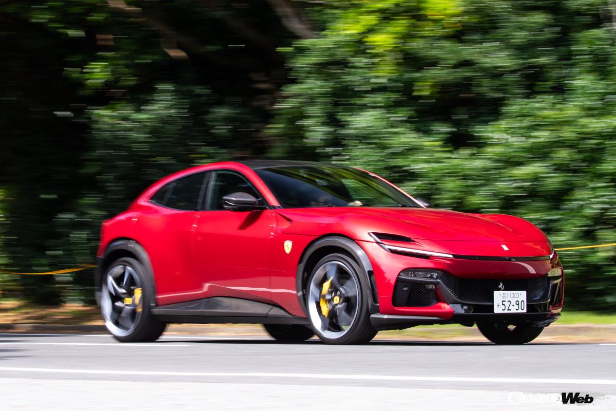 フェラーリ初の4ドア、4シーターモデル「プロサングエ」。車名はイタリア語で「サラブレッド」を意味する。