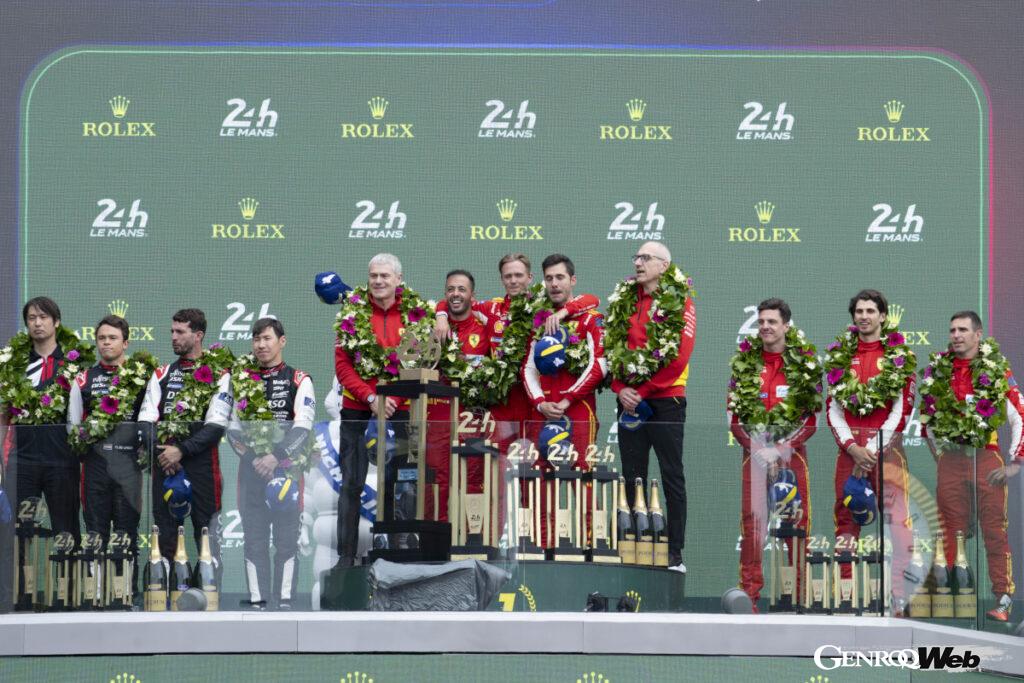 2023年に優勝した51号車のアレッサンドロ・ピエル・グイディ、ジェームス・カラド、アントニオ・ジョヴィナッツィも3位を獲得。最終的に2台がポディウムに上がってみせた。