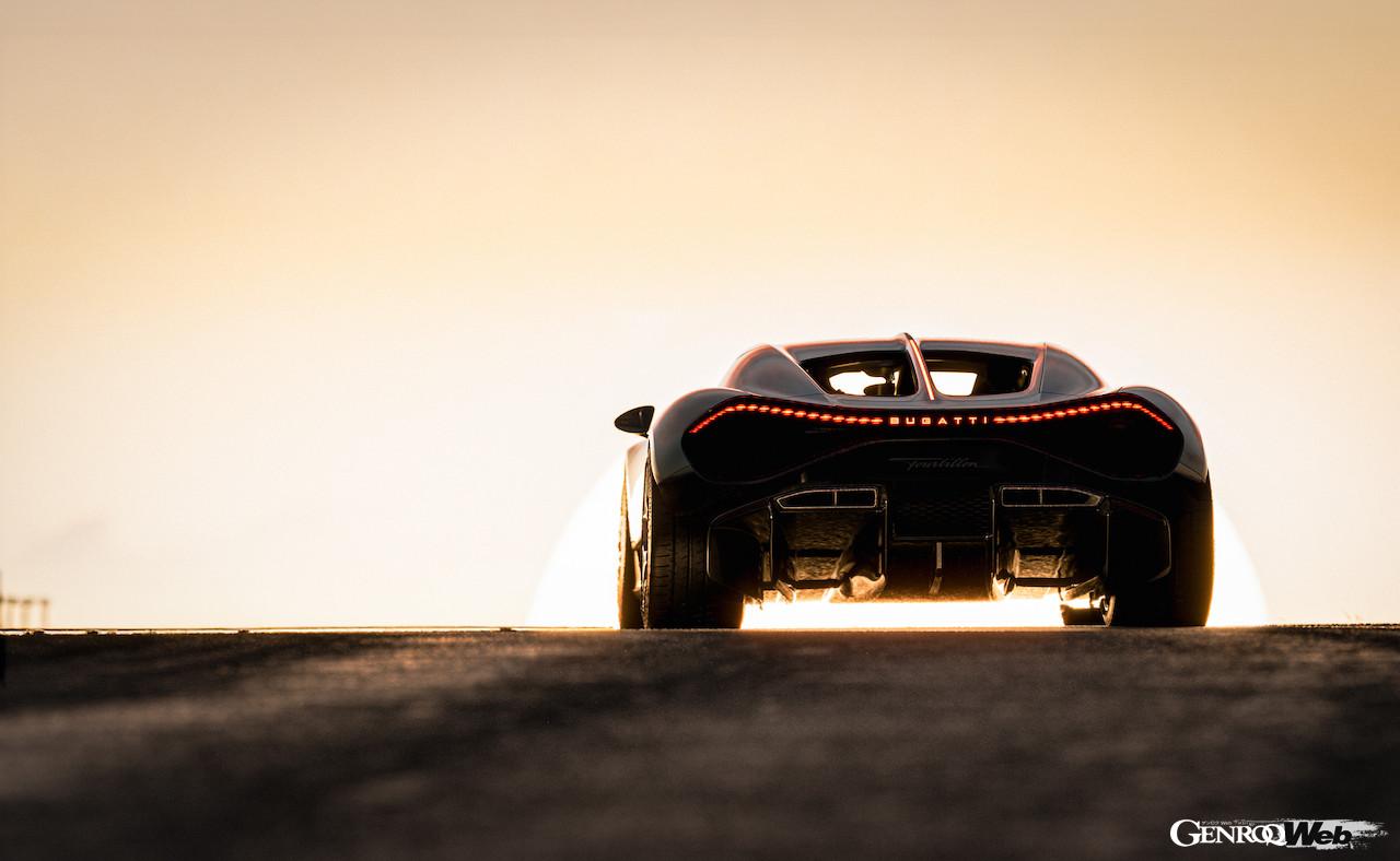 最新ハイパースポーツ「ブガッティ トゥールビヨン」のエクステリア。