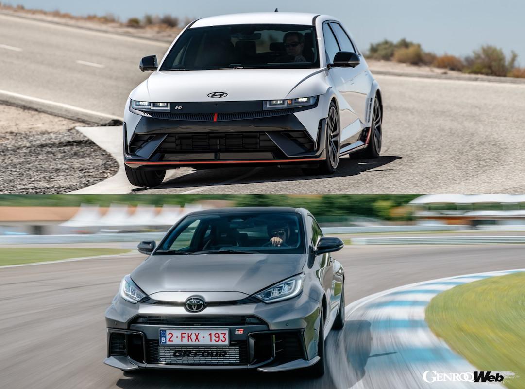 ヒョンデ アイオニック 5 Nとトヨタ GRヤリス