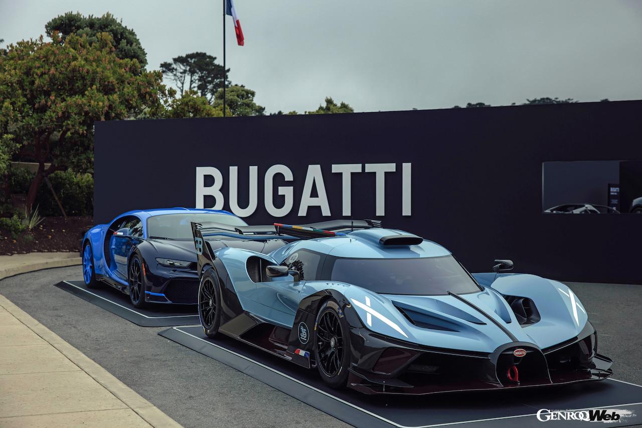 ザ・クエイルに先立って、ラグナセカ・サーキットにおいて初お披露目された、タイプ 35誕生100周年記念モデル「ボリード 100th アニバーサリー エディション」も展示された。