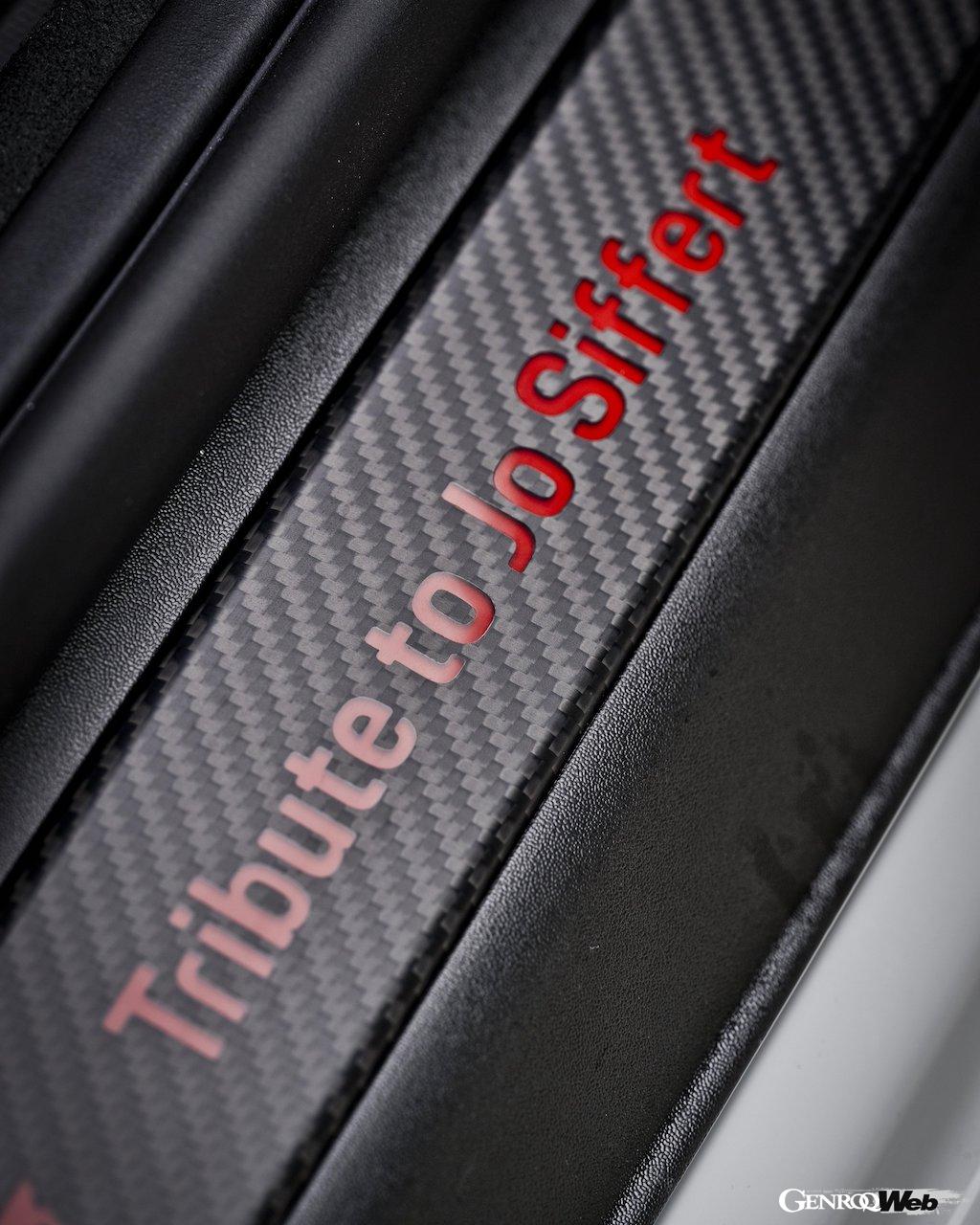 「ポルシェ 911 GT3 RS “ジョー・シフェール”」の専用ディテール。