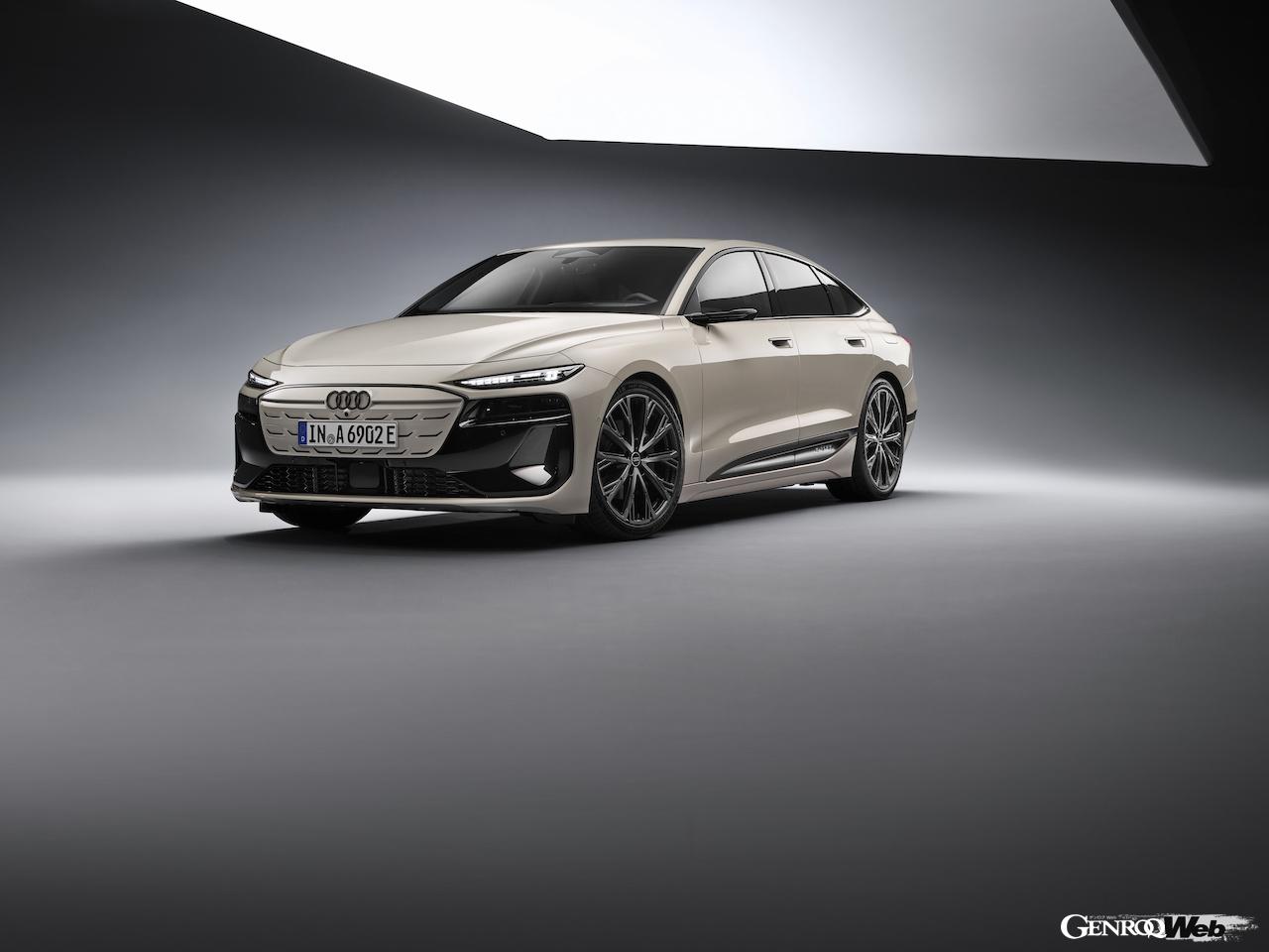 新型「アウディ A6 スポーツバック e-tron」のエクステリア。