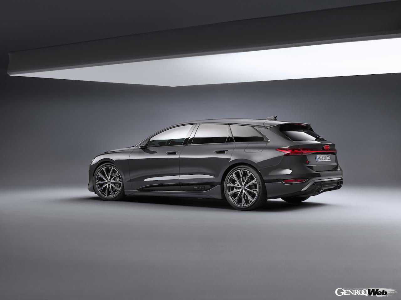 新型「アウディ A6 アバント e-tron」のエクステリア。