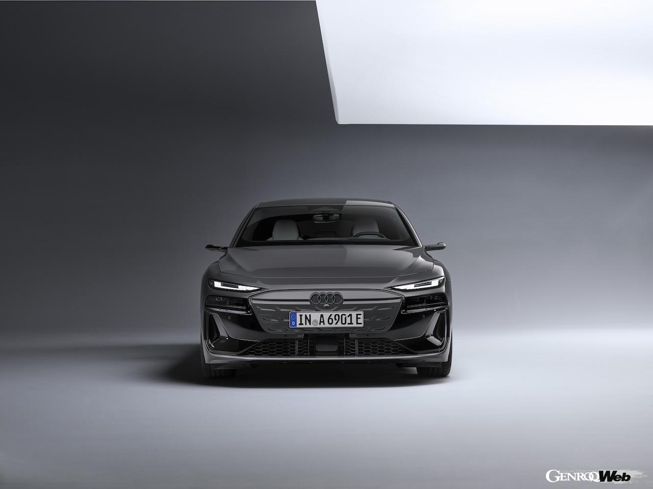 新型「アウディ A6 アバント e-tron」のエクステリア。