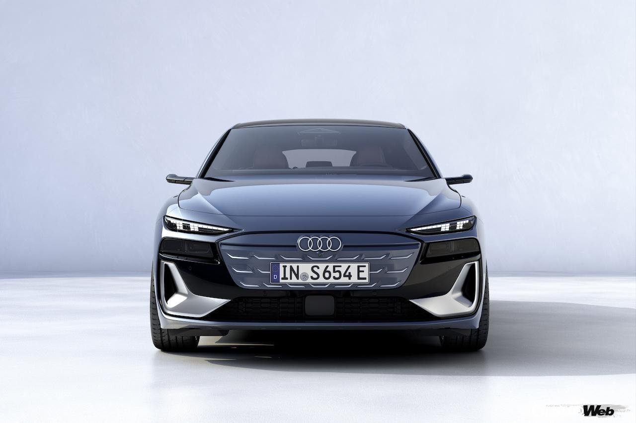新型「アウディ S6 アバント e-tron」のエクステリア。