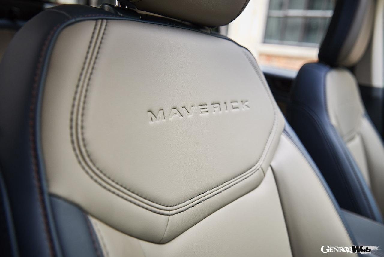 コンパクトピックアップ「フォード マーベリック」の2025年モデルのインテリア。