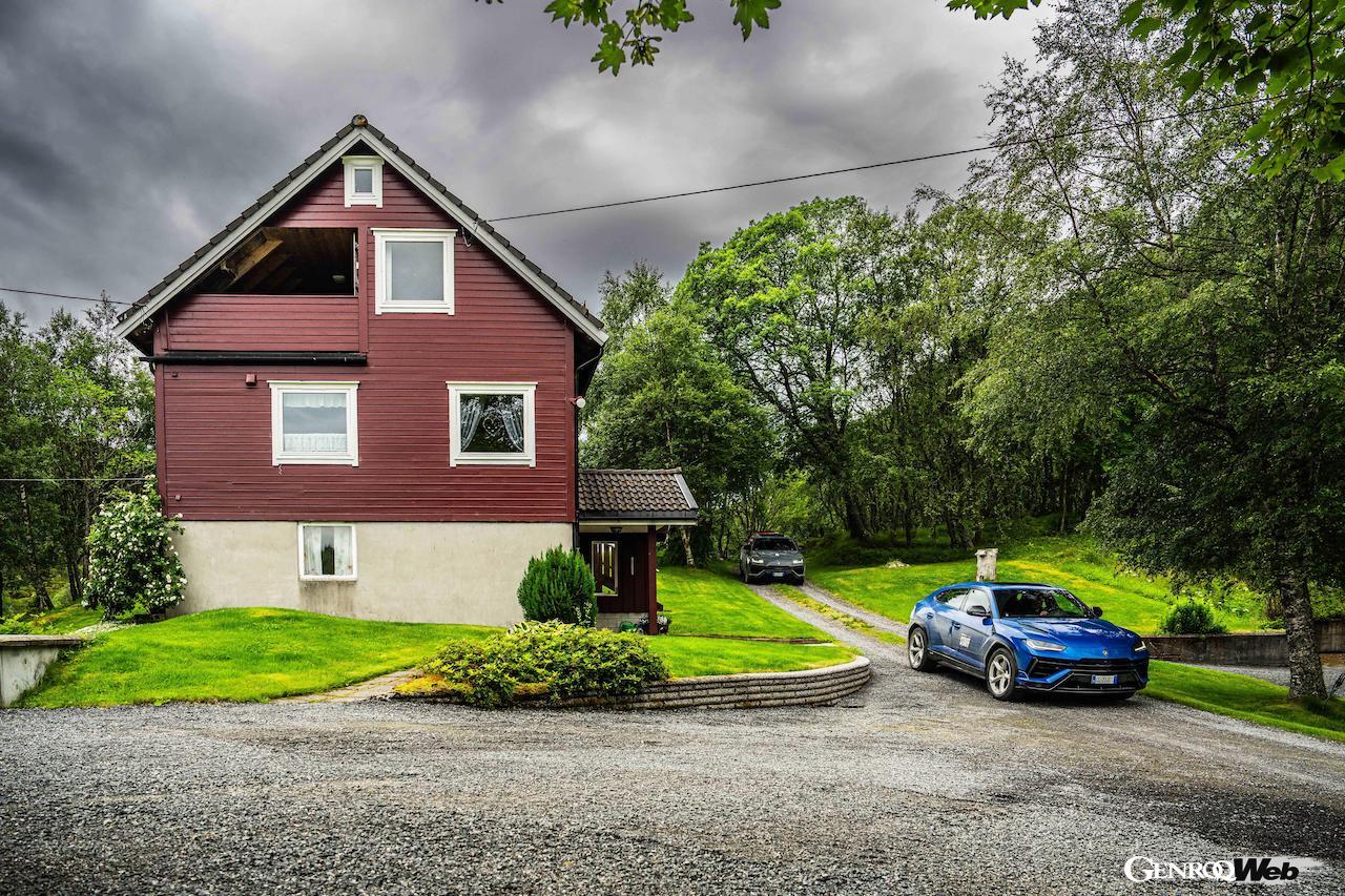 夏のノルウェーを舞台に、参加者は「ランボルギーニ ウルス S」をドライブ。各地で美しい景観や極上の食事をたっぷり堪能した。