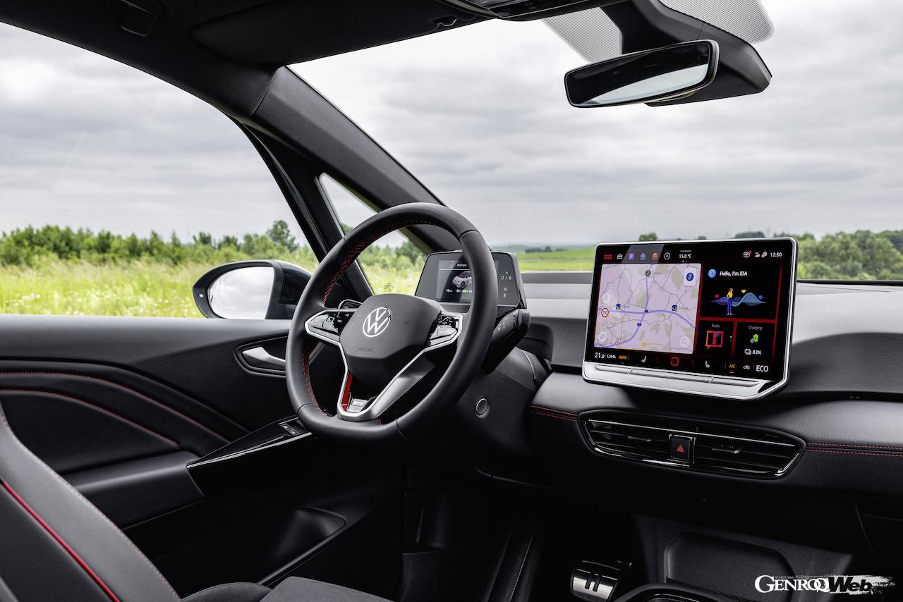 ハイパフォーマンス仕様「フォルクスワーゲン ID.3 GTX パフォーマンス」のインテリア。