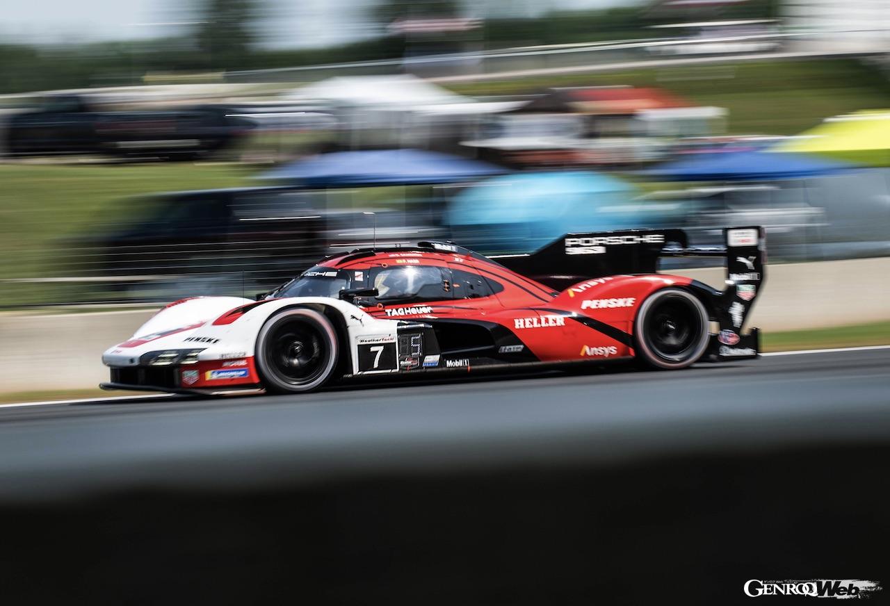 IMSA第8戦スポーツカー・ウィークエンドで、1-2フィニッシュを達成した、ポルシェ・ペンスキー・モータースポーツのポルシェ 963。