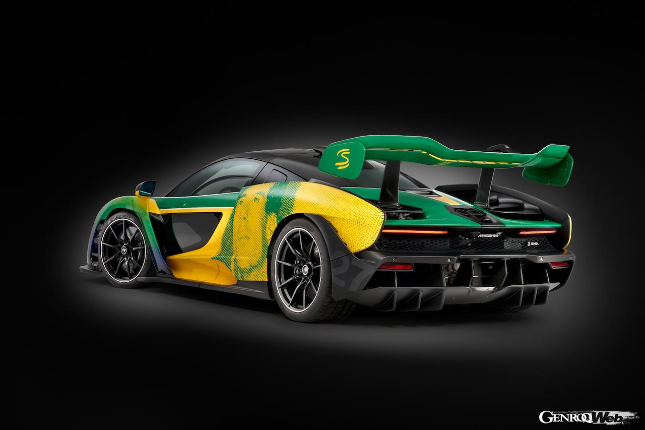 多くの偉業を成し遂げたアイルトン・セナの逝去から30年を向けたことを受けて、モナコGPで初公開された、セナをオマージュしたリバリーを纏った「マクラーレン セナ」が披露される。