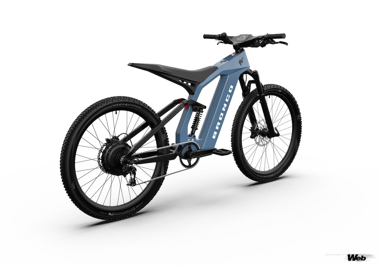 フォードとn+ バイクスがコラボレーションした「ブロンコ eバイク」。