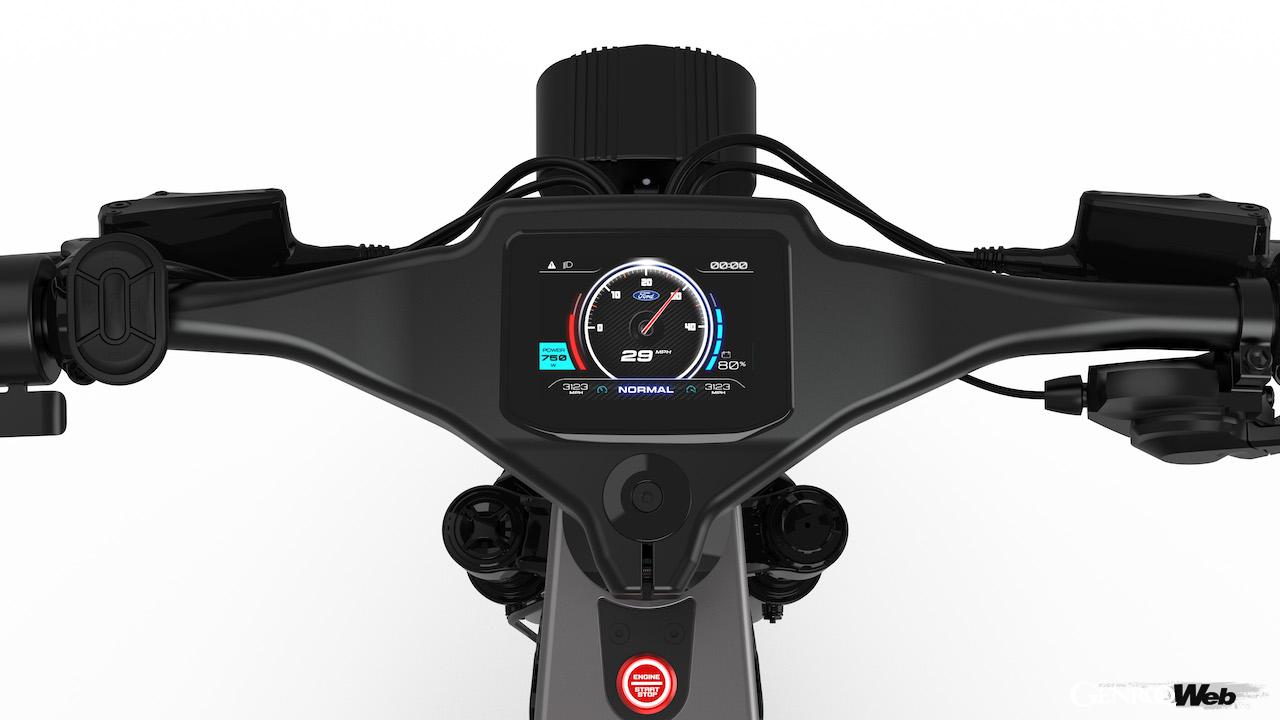 フォードとn+ バイクスがコラボレーションした「マスタング eバイク」。