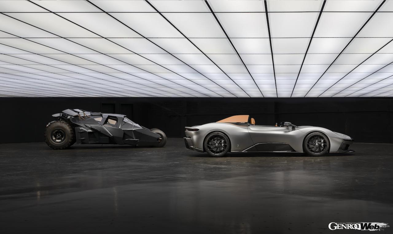 『ダークナイト』三部作 に登場したバットモービル「タンブラー」と「B95 ゴッサム」とのフォトシューティングを公開した。