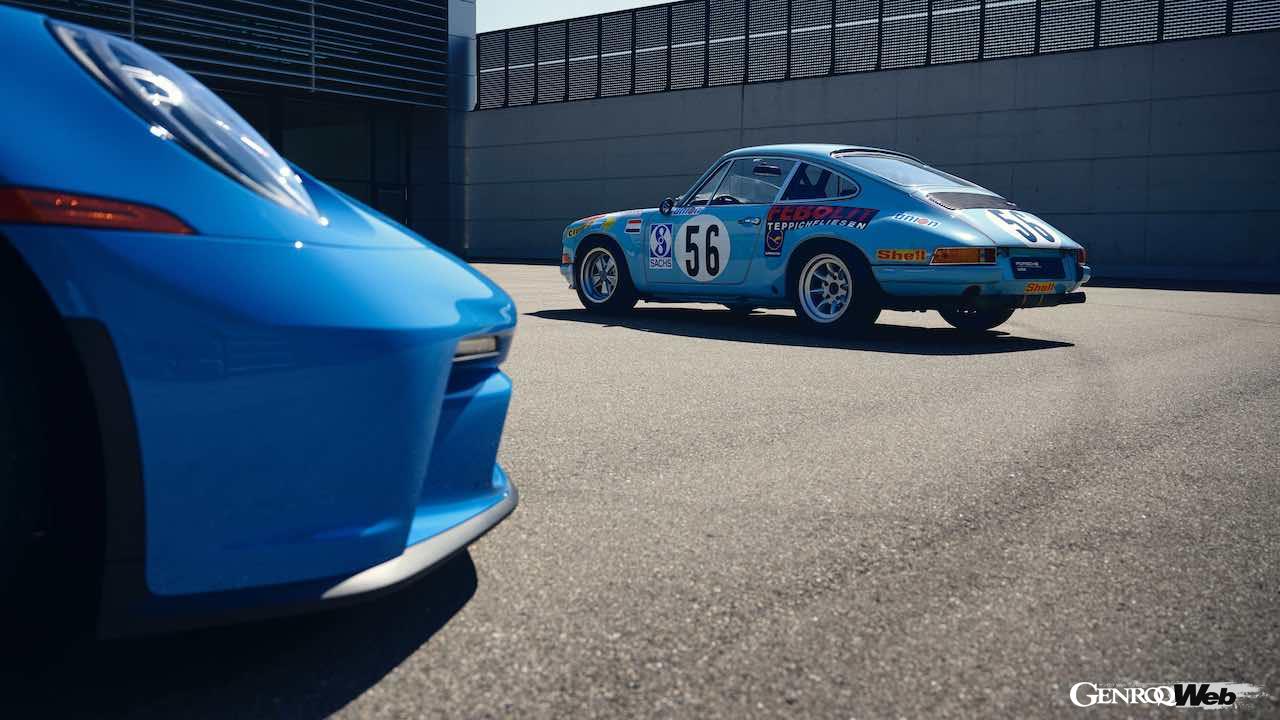ホルヘ・カル二チェロが所有する「911 S 2.4 ST」と、最新の「 911 S/T」。
