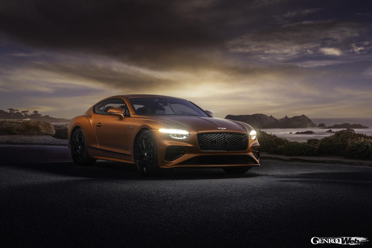 ザ・クエイルにおいて北米デビューを果たす、「ベントレー コンチネンタル GT スピード 」のエクステリア。
