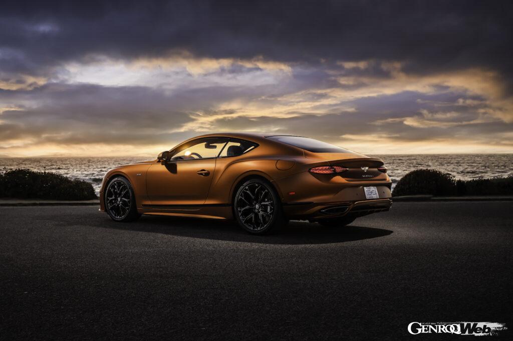 ザ・クエイルにおいて北米デビューを果たす、「ベントレー コンチネンタル GT スピード 」のエクステリア。