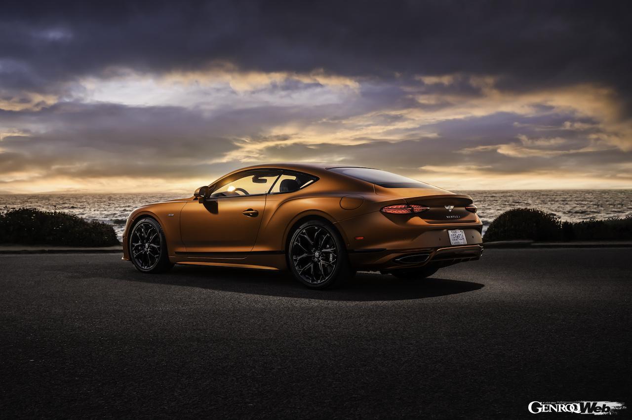 ザ・クエイルにおいて北米デビューを果たす、「ベントレー コンチネンタル GT スピード 」のエクステリア。