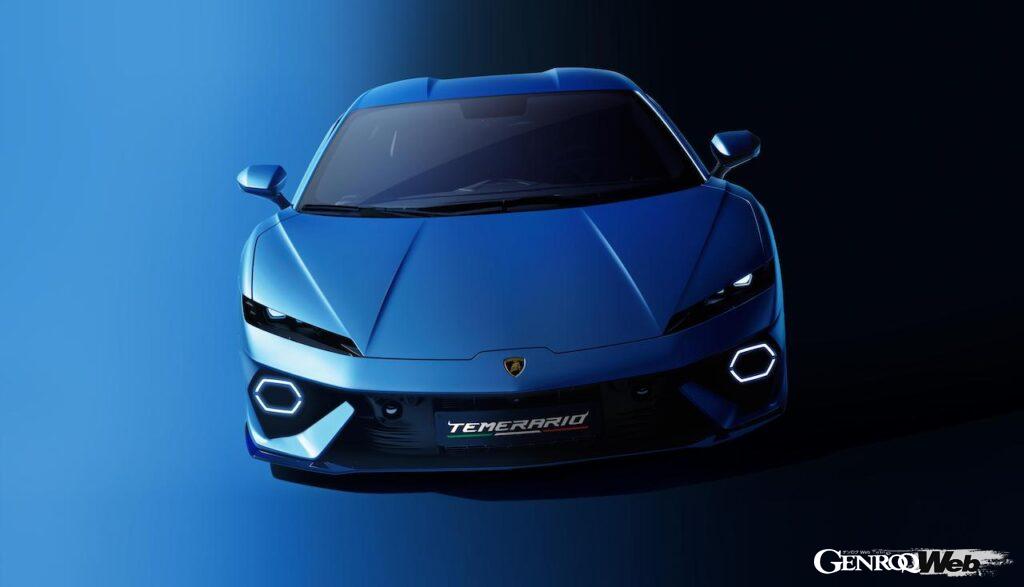 ハイブリッドパワートレインを搭載する「ランボルギーニ テメラリオ」のエクステリア。