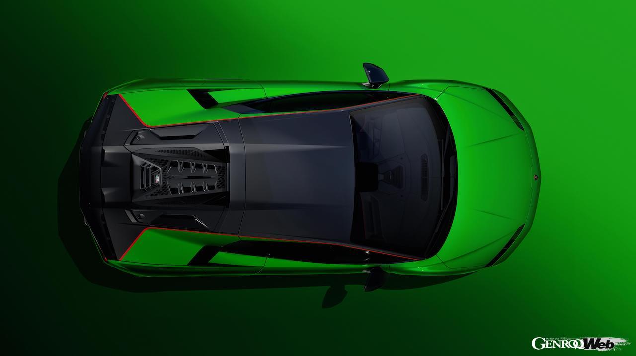 ハイブリッドパワートレインを搭載する「ランボルギーニ テメラリオ」のエクステリア。