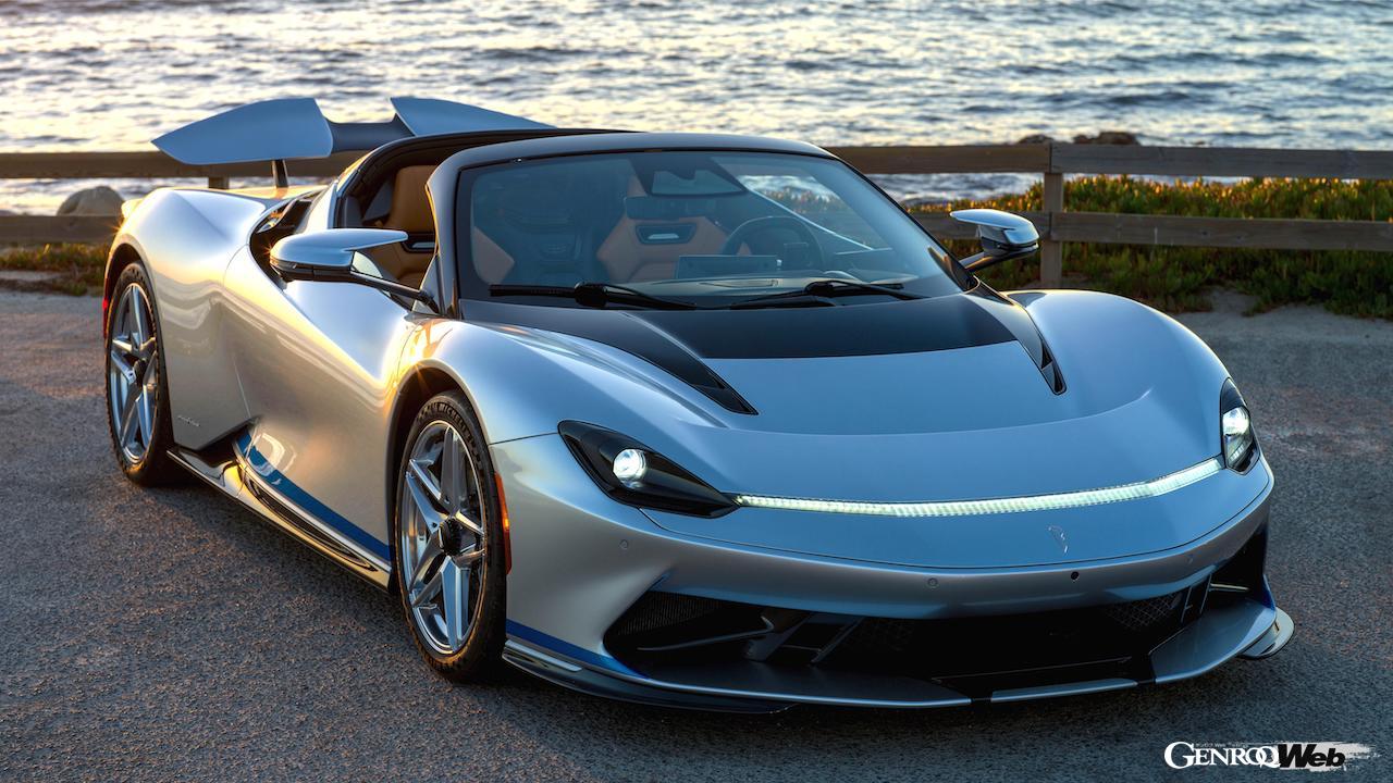 「ピニンファリーナ バッティスタ タルガメリカ」のエクステリア。