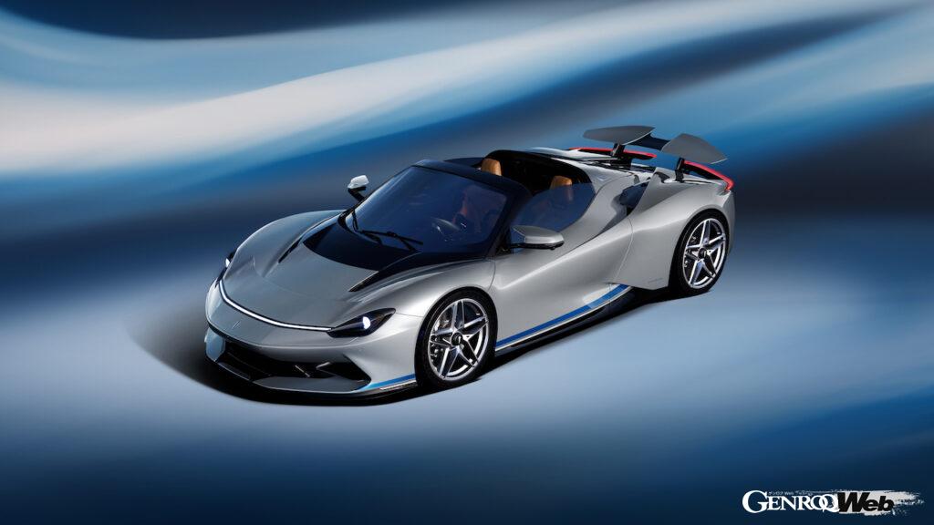 「ピニンファリーナ バッティスタ タルガメリカ」のエクステリア。