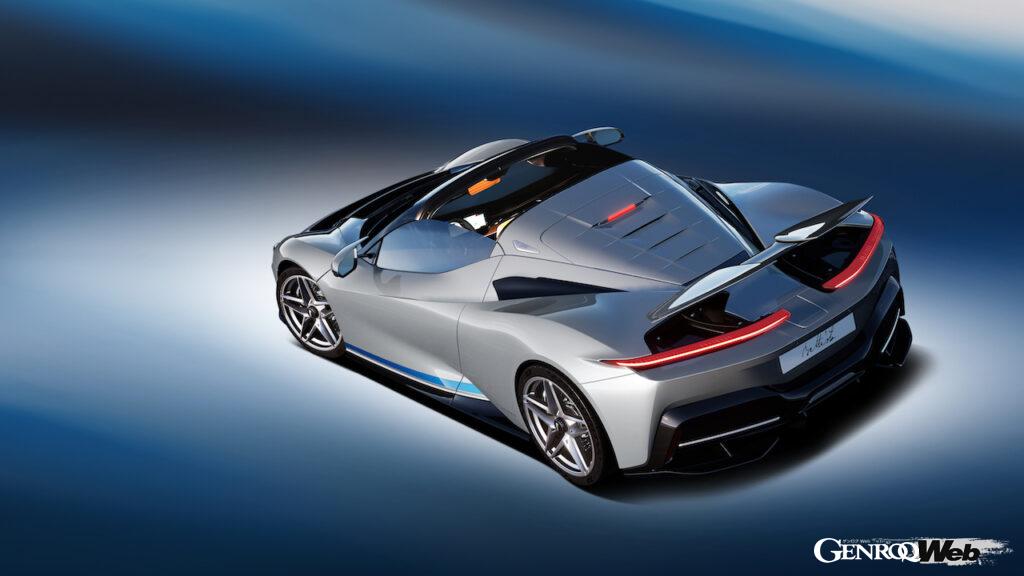 「ピニンファリーナ バッティスタ タルガメリカ」のエクステリア。