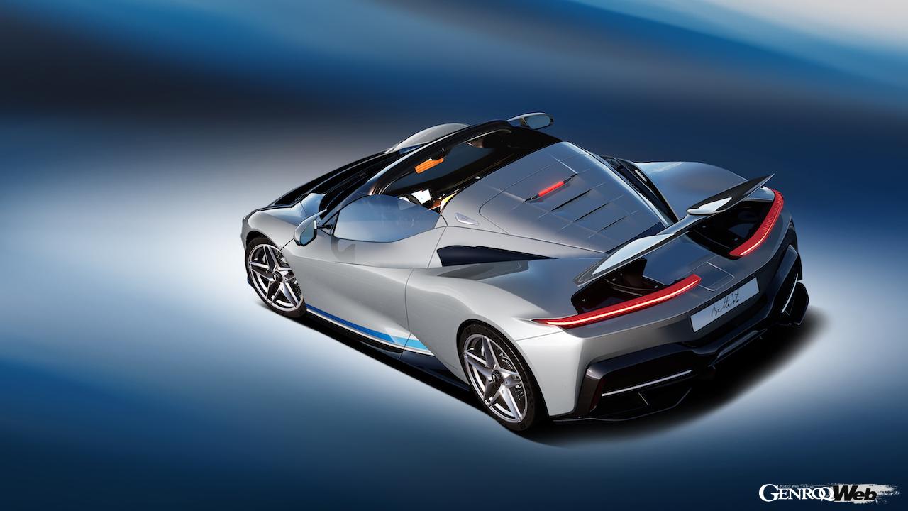 「ピニンファリーナ バッティスタ タルガメリカ」のエクステリア。