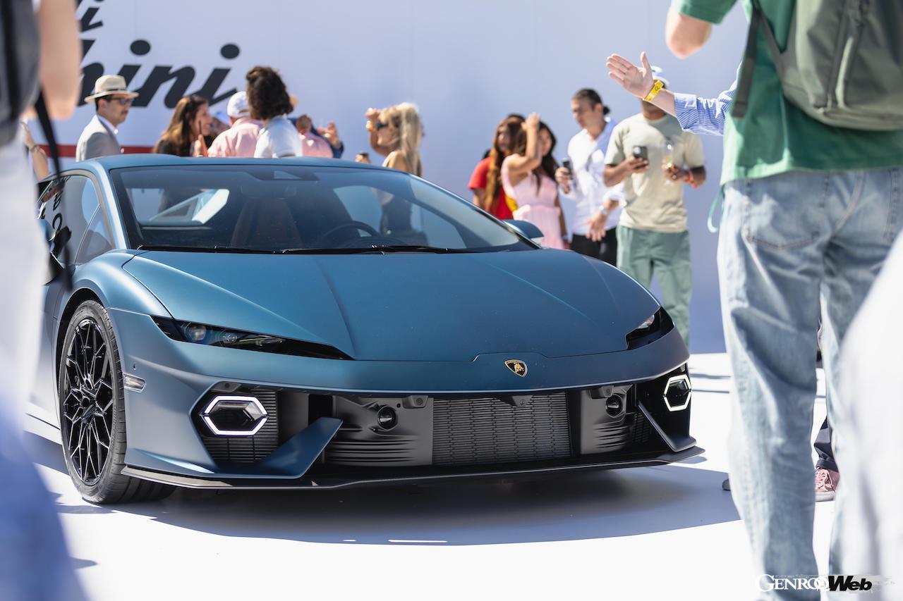 モントレー・カーウィークのザ・クエイルで、正式公開された「ランボルギーニ テメラリオ」。