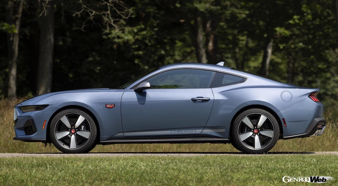 「フォード マスタング 60th アニバーサリー パッケージ」の専用エクステリア。