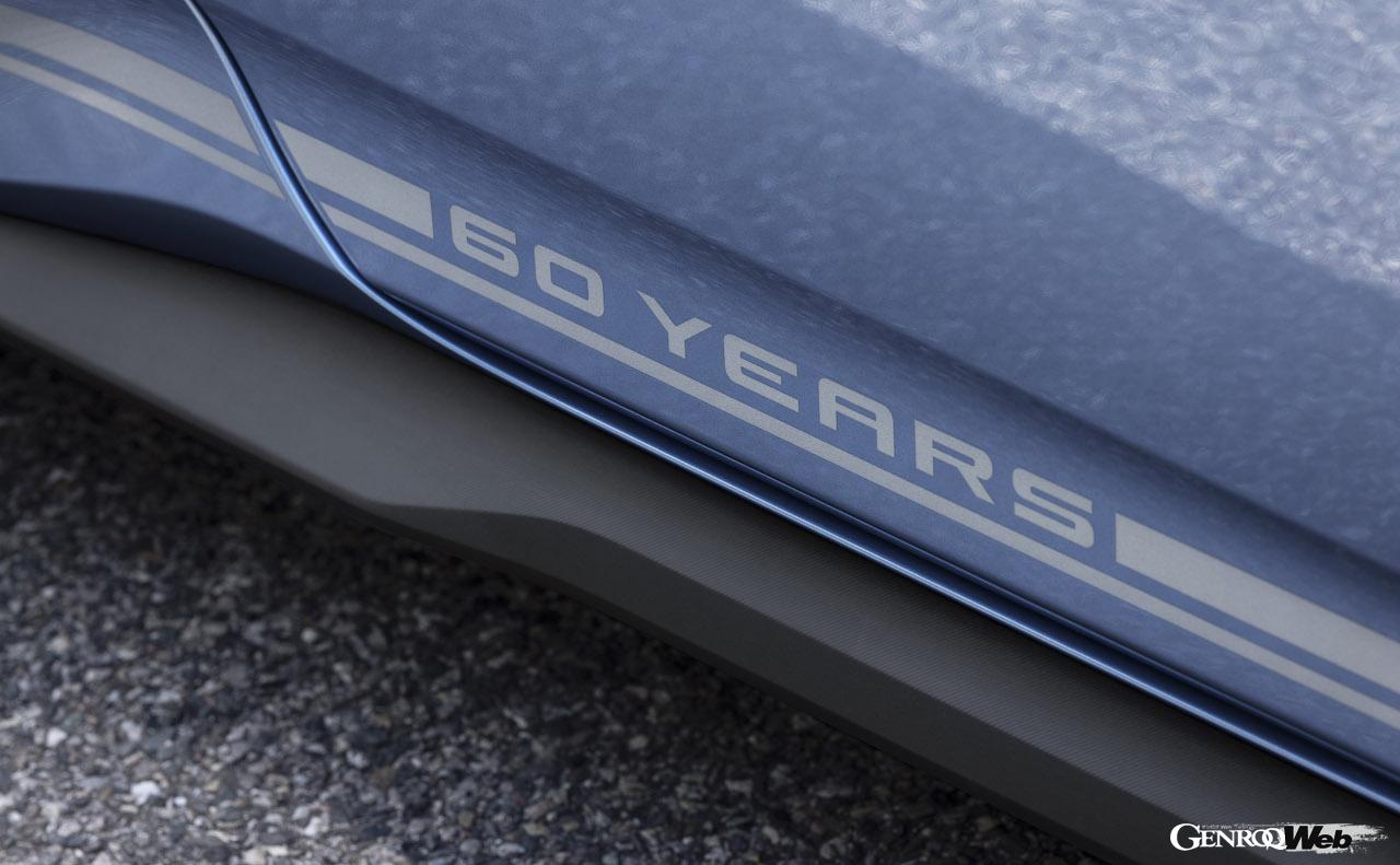 「フォード マスタング 60th アニバーサリー パッケージ」の専用エクステリア。