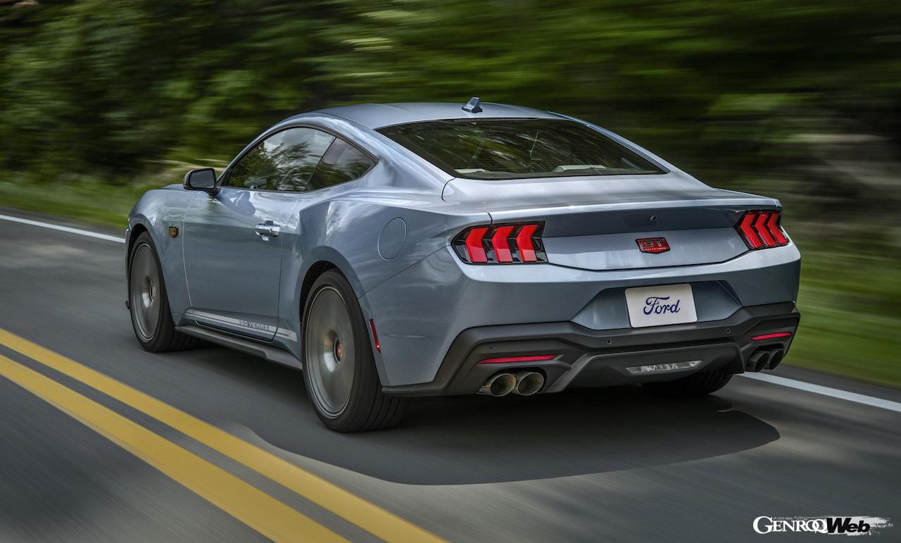 「フォード マスタング 60th アニバーサリー パッケージ」の専用エクステリア。