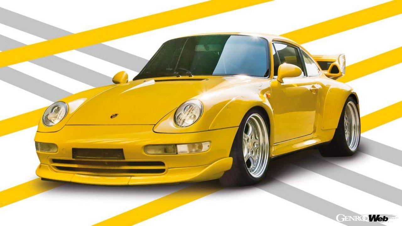 小排気量で時代が求めるビッグパワーを実現するため、1994年に発表された911 GT2（タイプ993）には、3.6リッター水平対向6気筒ツインターボエンジンを搭載する「911 GT2」が導入された。