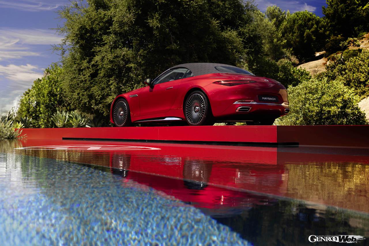 「メルセデス・マイバッハ SL 680 モノグラム シリーズ レッド・アンビエンス」のエクステリア。