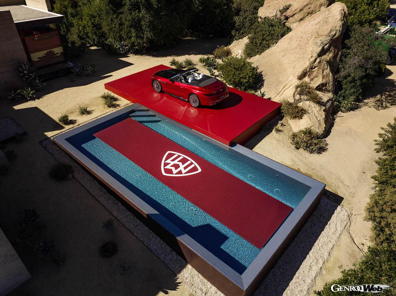 「メルセデス・マイバッハ SL 680 モノグラム シリーズ レッド・アンビエンス」のエクステリア。