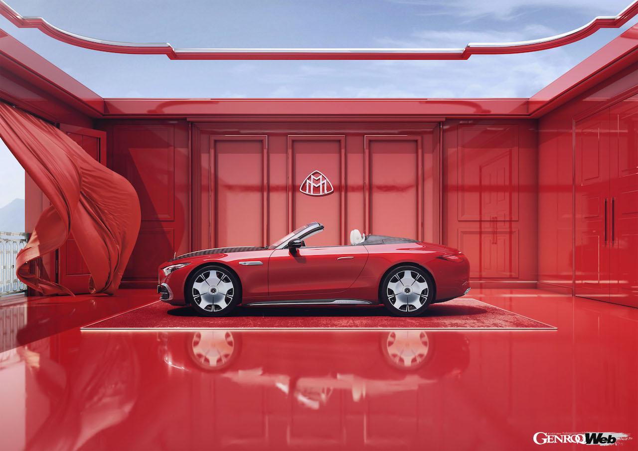 「メルセデス・マイバッハ SL 680 モノグラム シリーズ レッド・アンビエンス」のエクステリア。