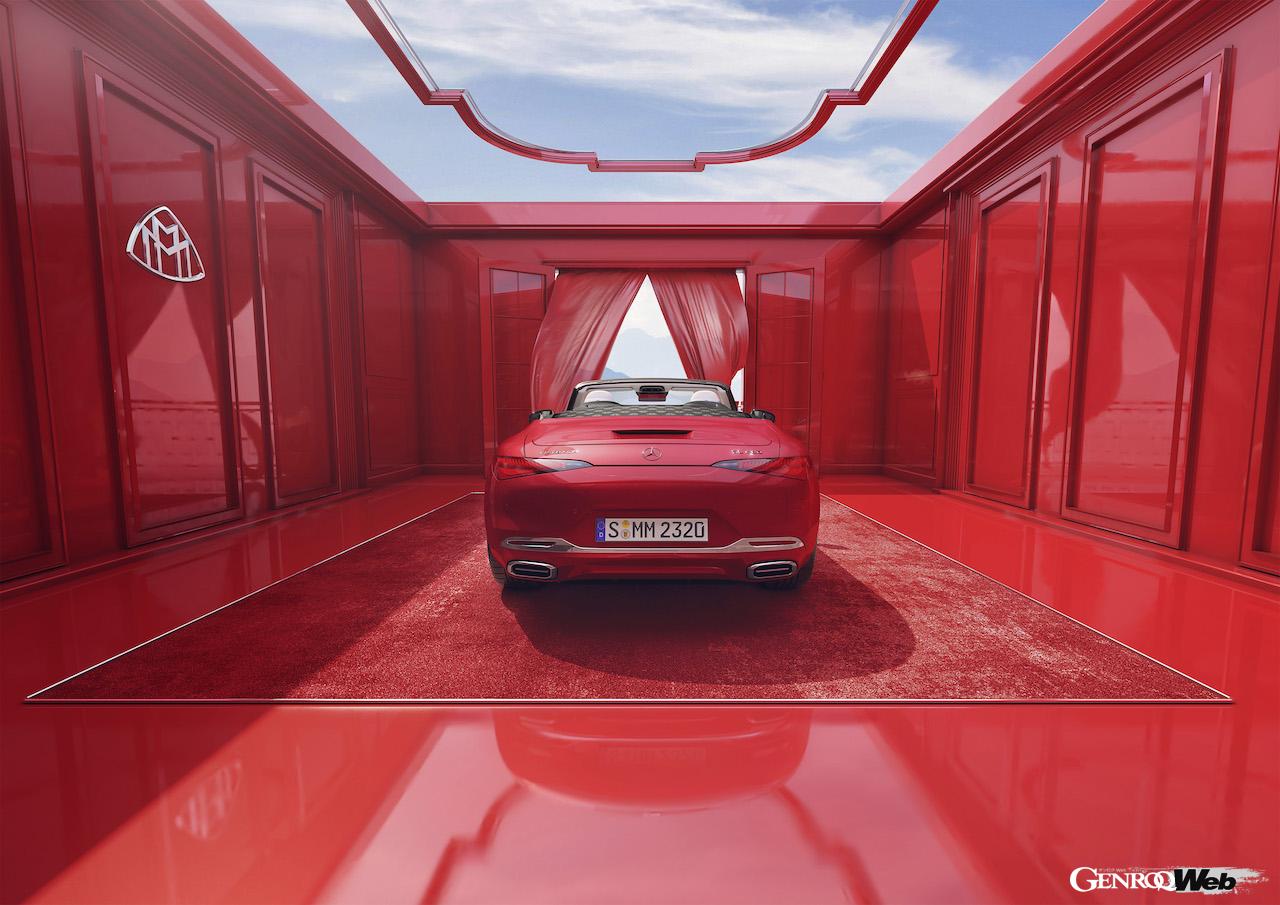 「メルセデス・マイバッハ SL 680 モノグラム シリーズ レッド・アンビエンス」のエクステリア。