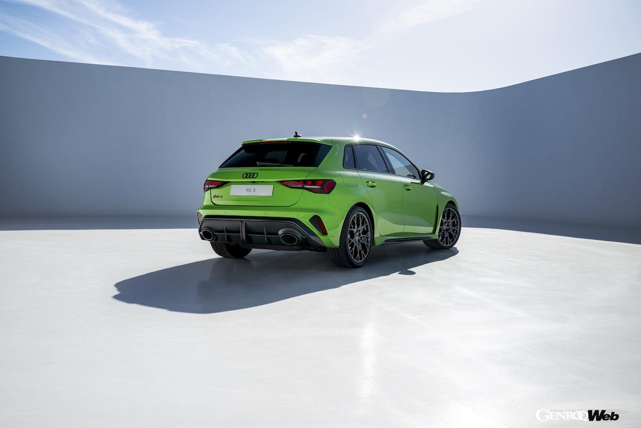 「アウディ RS 3 スポーツバック」改良新型のエクステリア。