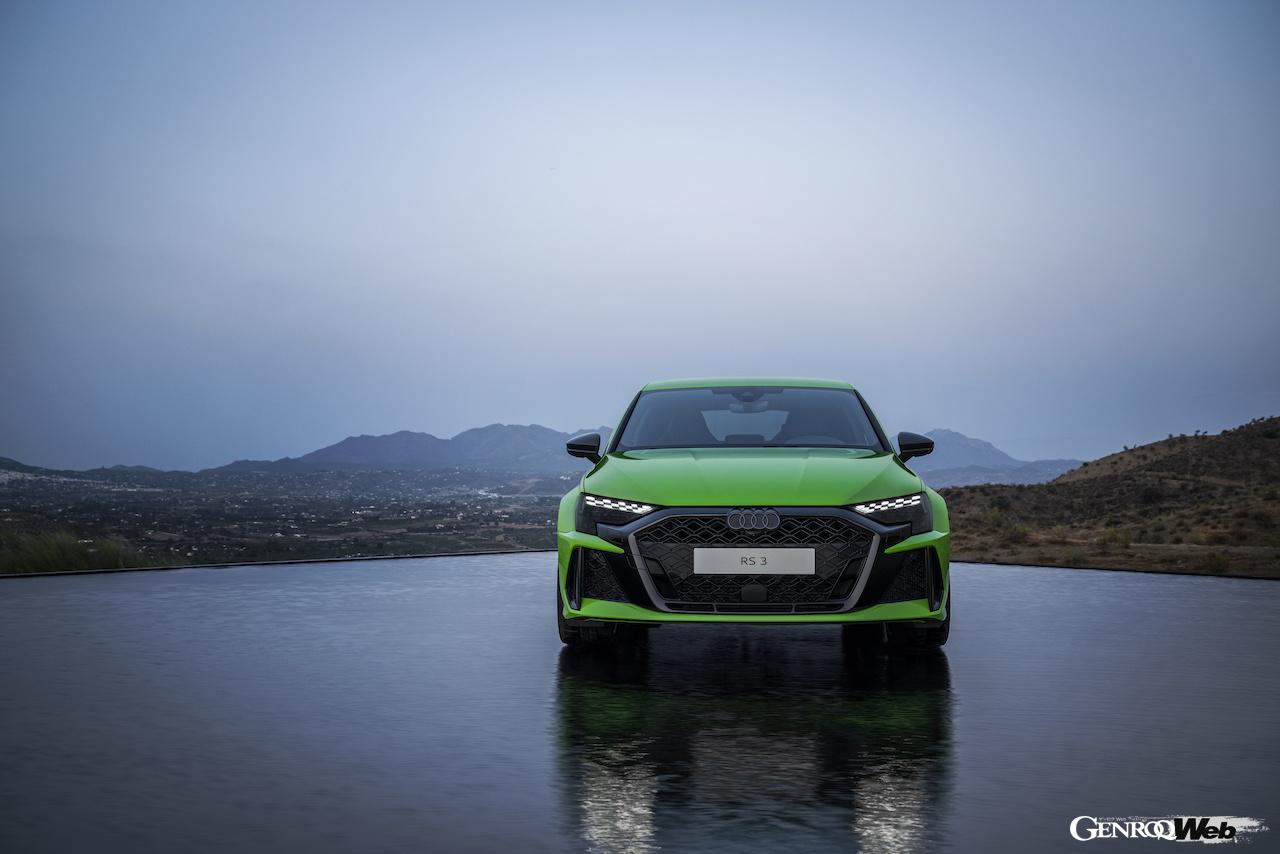 「アウディ RS 3 スポーツバック」改良新型のエクステリア。