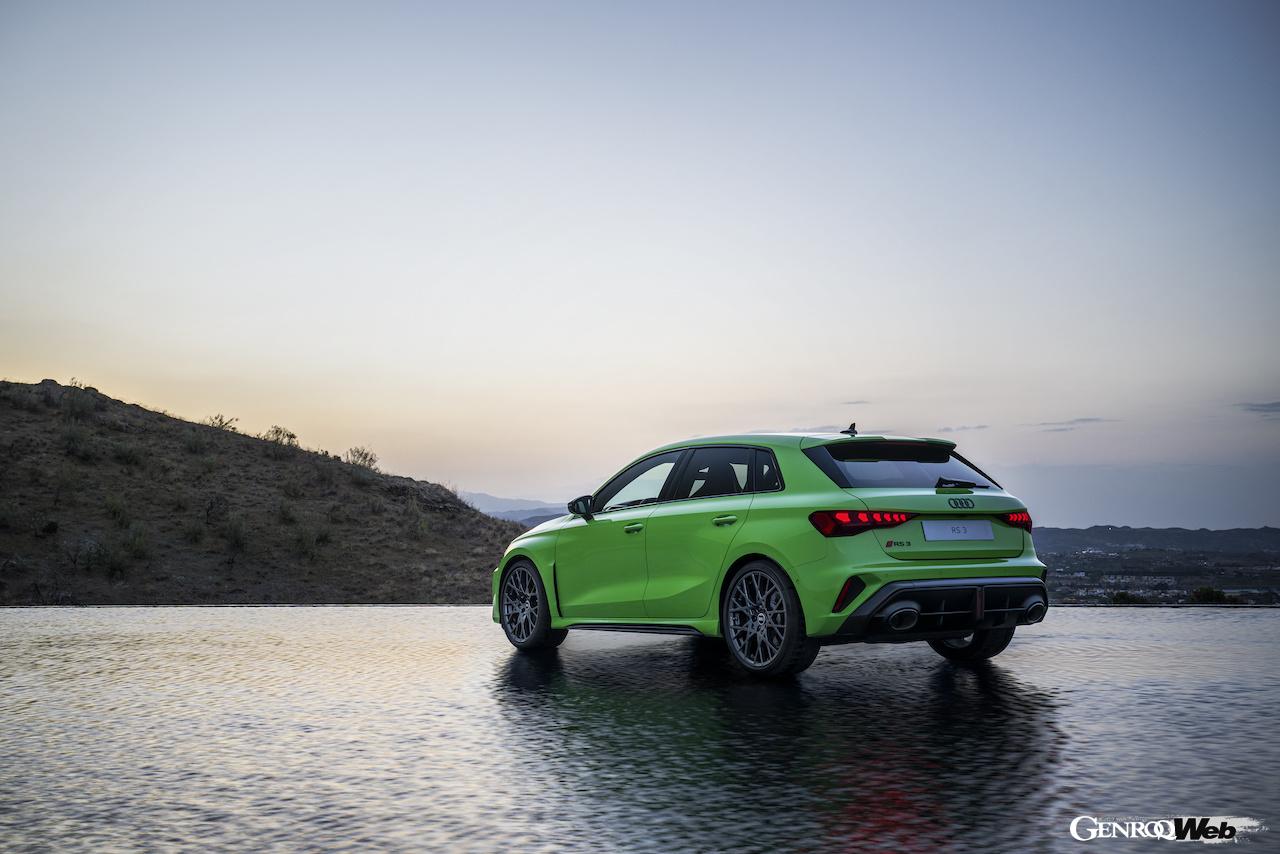 「アウディ RS 3 スポーツバック」改良新型のエクステリア。