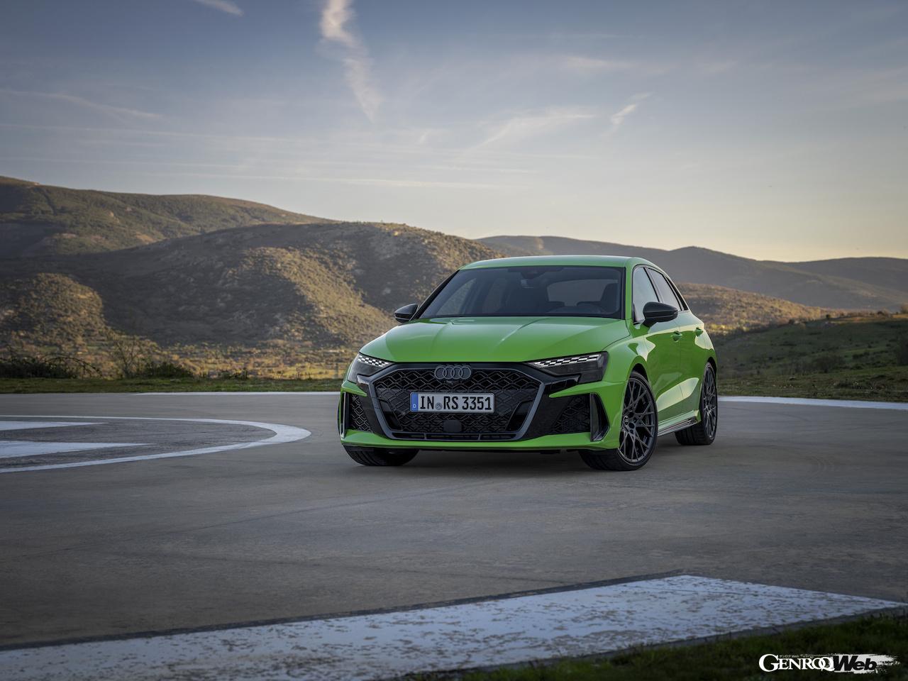 「アウディ RS 3 スポーツバック」改良新型のエクステリア。