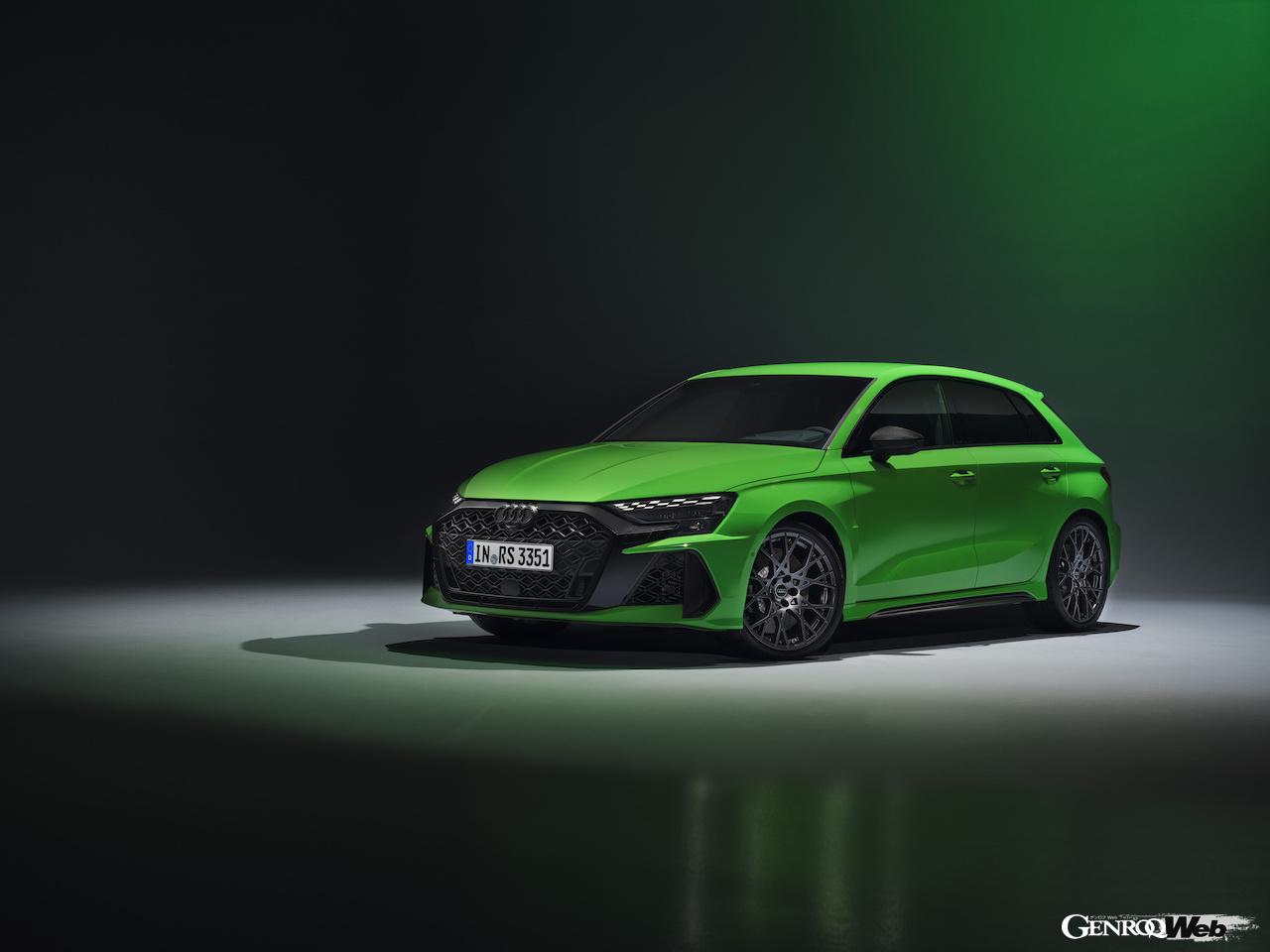 「アウディ RS 3 スポーツバック」改良新型のエクステリア。