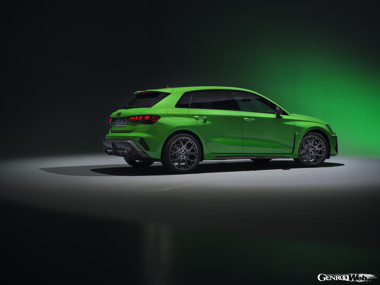 「アウディ RS 3 スポーツバック」改良新型のエクステリア。