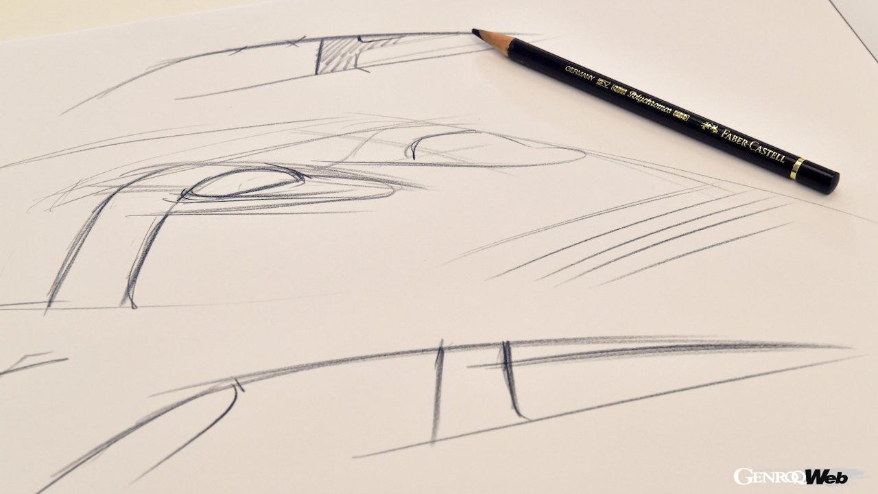 ルカ・トラッツィがオーダーした「ポルシェ 993 スピードスター」の製作過程。