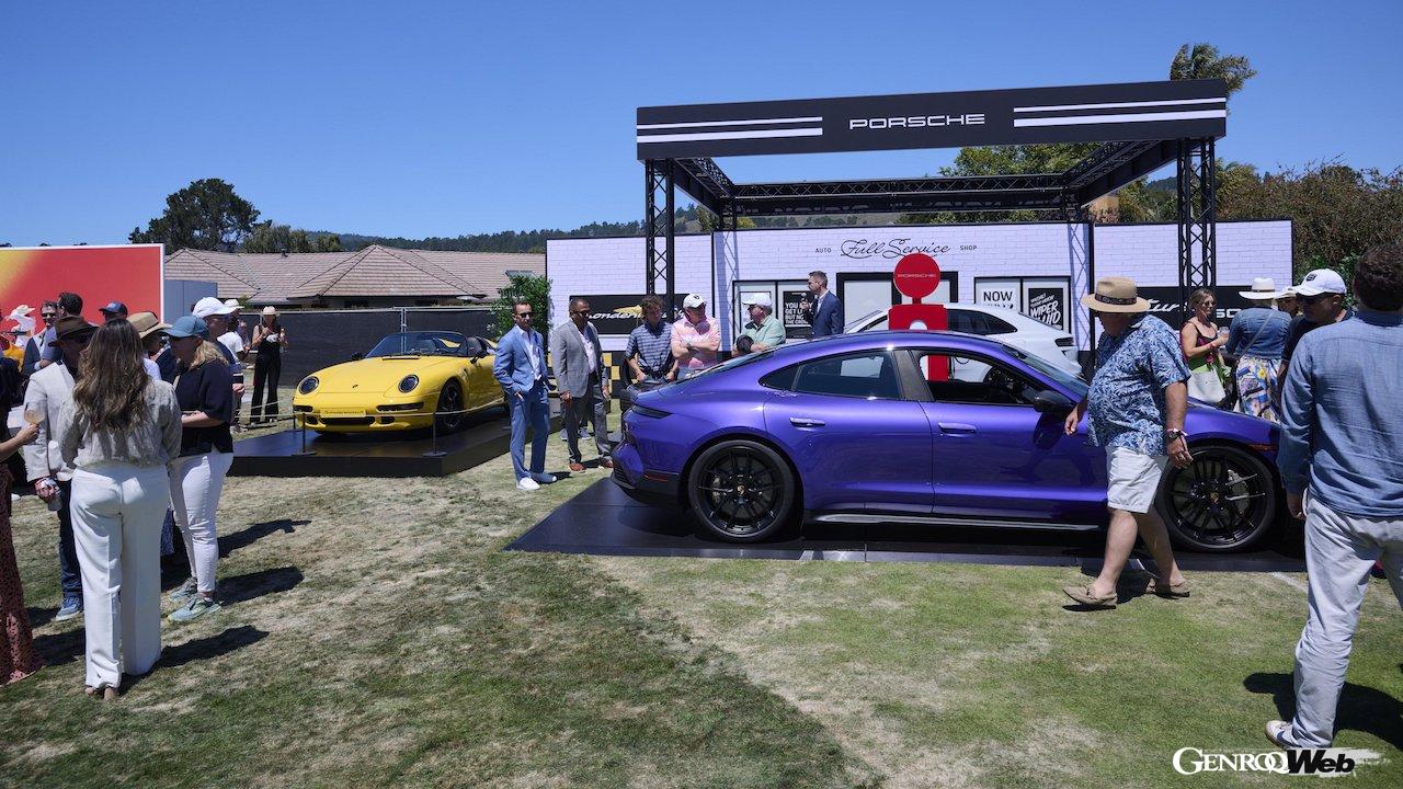 モントレー・カーウィークで公開された、ルカ・トラッツィがオーダーした「ポルシェ 993 スピードスター」。